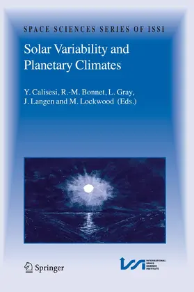 Calisesi / Bonnet / Gray | Solar Variability and Planetary Climates | E-Book | sack.de