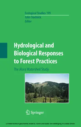 Stednick | Hydrological and Biological Responses to Forest Practices | E-Book | sack.de