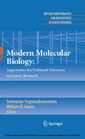 Yegnasubramanian / Isaacs |  Modern Molecular Biology: | eBook | Sack Fachmedien