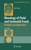 Rao |  Rheology of Fluid and Semisolid Foods: Principles and Applications | Buch |  Sack Fachmedien