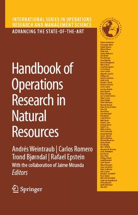 Weintraub / Romero / Bj¢rndal | Handbook of Operations Research in Natural Resources | E-Book | sack.de