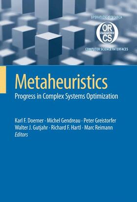 Doerner / Gendreau / Reimann |  Metaheuristics | Buch |  Sack Fachmedien