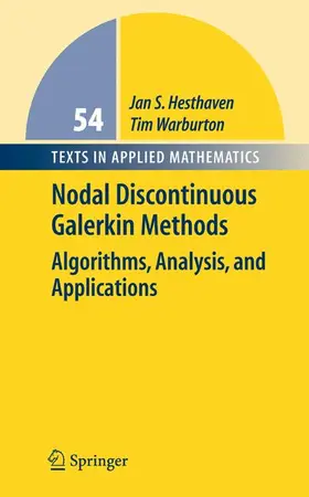 Hesthaven / Warburton |  Nodal Discontinuous Galerkin Methods | Buch |  Sack Fachmedien