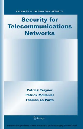Traynor / McDaniel / La Porta | Security for Telecommunications Networks | E-Book | www.sack.de