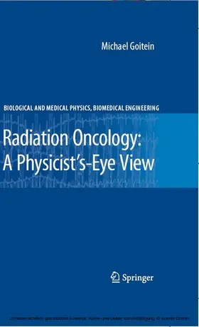 Goitein | Radiation Oncology: A Physicist's-Eye View | E-Book | www.sack.de