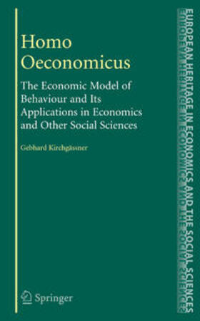 Kirchgässner | Homo Oeconomicus | Buch | 978-0-387-72757-8 | sack.de