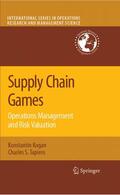 Kogan / Tapiero |  Supply Chain Games: Operations Management and Risk Valuation | eBook | Sack Fachmedien