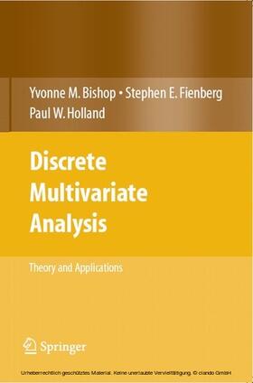 Bishop / Fienberg / Holland | Discrete Multivariate Analysis | E-Book | sack.de