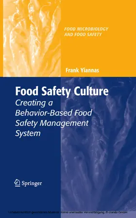 Yiannas |  Food Safety Culture | eBook | Sack Fachmedien