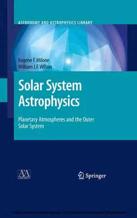 Milone / Wilson |  Solar System Astrophysics | eBook | Sack Fachmedien