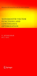 Jeyakumar / Luc |  Nonsmooth Vector Functions and Continuous Optimization | eBook | Sack Fachmedien