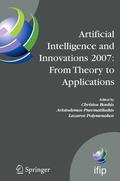 Boukis / Pnevmatikakis / Polymenakos |  Artificial Intelligence and Innovations 2007: From Theory to Applications | eBook | Sack Fachmedien