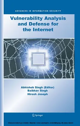 Singh / Joseph | Vulnerability Analysis and Defense for the Internet | E-Book | www.sack.de