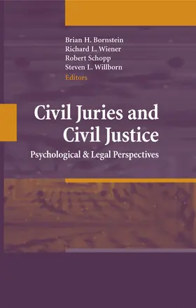 Bornstein / Wiener / Schopp | Civil Juries and Civil Justice | E-Book | www.sack.de