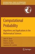 Drew / Evans / Glen |  Computational Probability | Buch |  Sack Fachmedien