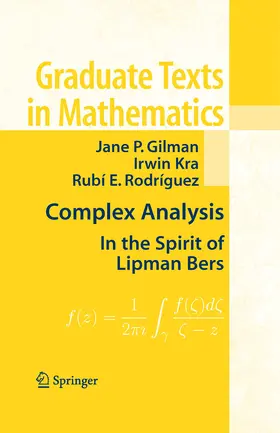 Gilman / Kra / Rodríguez |  Complex Analysis | eBook | Sack Fachmedien