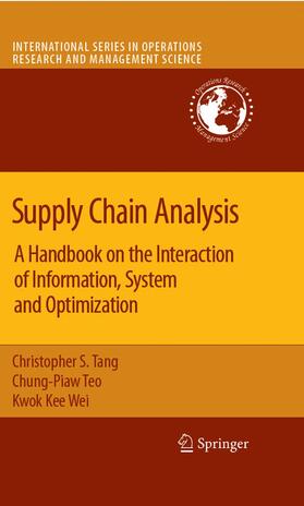 Tang / Teo / Wei | Supply Chain Analysis | E-Book | sack.de