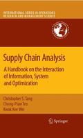 Tang / Teo / Wei |  Supply Chain Analysis | eBook | Sack Fachmedien