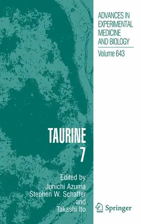Azuma / Schaffer / Ito | Taurine 7 | Buch | 978-0-387-75680-6 | www.sack.de