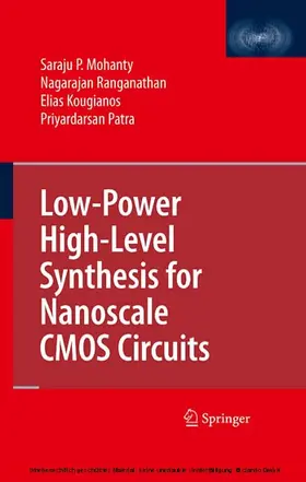 Mohanty / Ranganathan / Kougianos |  Low-Power High-Level Synthesis for Nanoscale CMOS Circuits | eBook | Sack Fachmedien