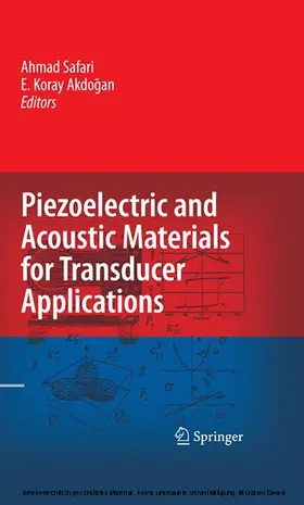 Safari / Akdogan |  Piezoelectric and Acoustic Materials for Transducer Applications | eBook | Sack Fachmedien