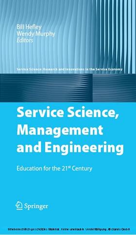 Hefley / Murphy | Service Science, Management and Engineering | E-Book | sack.de