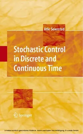 Seierstad | Stochastic Control in Discrete and Continuous Time | E-Book | www.sack.de