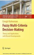 Kahraman / Du |  Fuzzy Multi-Criteria Decision Making | eBook | Sack Fachmedien
