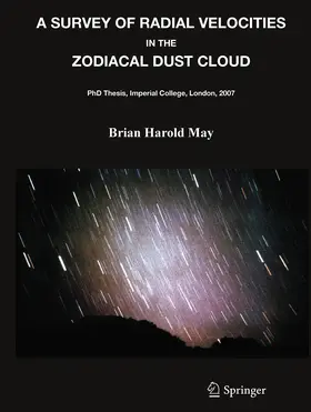 May | A Survey of Radial Velocities in the Zodiacal Dust Cloud | E-Book | sack.de