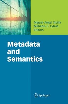 Sicilia / Lytras | Metadata and Semantics | Buch | sack.de
