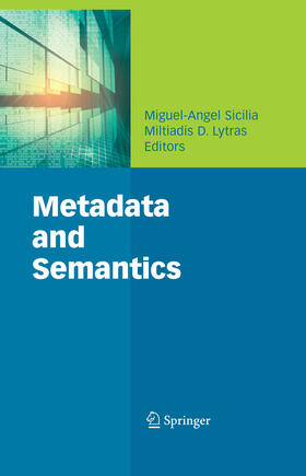 Sicilia / Lytras | Metadata and Semantics | E-Book | sack.de