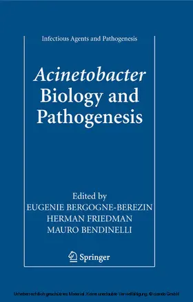 Bergogne-Bérézin / Bendinelli / Friedman |  Acinetobacter | eBook | Sack Fachmedien