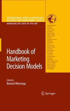 Wierenga |  Handbook of Marketing Decision Models | eBook | Sack Fachmedien