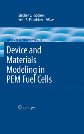 Paddison / Promislow | Device and Materials Modeling in PEM Fuel Cells | E-Book | sack.de