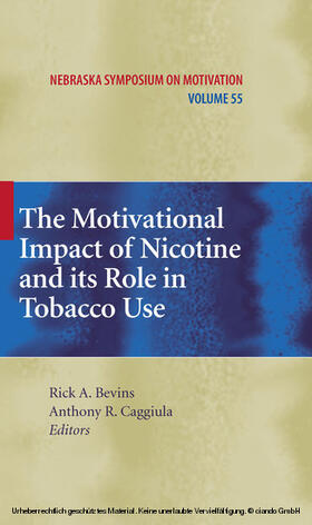 Bevins / Caggiula |  The Motivational Impact of Nicotine and its Role in Tobacco Use | eBook | Sack Fachmedien