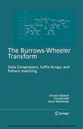 Adjeroh / Bell / Mukherjee | The Burrows-Wheeler Transform: | E-Book | sack.de