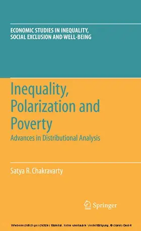 Chakravarty |  Inequality, Polarization and Poverty | eBook | Sack Fachmedien