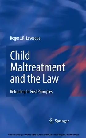 Levesque |  Child Maltreatment and the Law | eBook | Sack Fachmedien