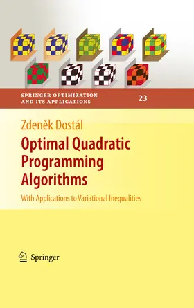Dostál |  Optimal Quadratic Programming Algorithms | eBook | Sack Fachmedien