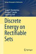 Borodachov / Saff / Hardin |  Discrete Energy on Rectifiable Sets | Buch |  Sack Fachmedien