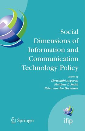 Avgerou / Smith / van den Besselaar |  Social Dimensions of Information and Communication Technology Policy | Buch |  Sack Fachmedien
