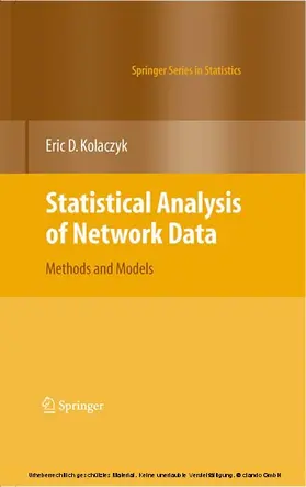 Kolaczyk | Statistical Analysis of Network Data | E-Book | sack.de