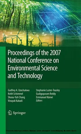 Uzochukwu / Nzewi / Schimmel | Proceedings of the 2007 National Conference on Environmental Science and Technology | E-Book | www.sack.de