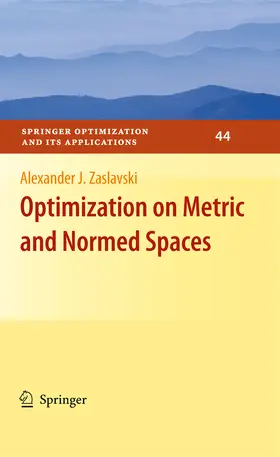 Zaslavski | Optimization on Metric and Normed Spaces | E-Book | sack.de