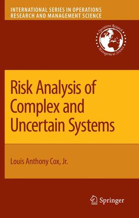 Cox Jr. |  Risk Analysis of Complex and Uncertain Systems | Buch |  Sack Fachmedien