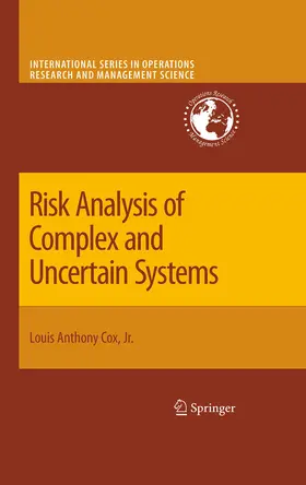 Cox Jr. |  Risk Analysis of Complex and Uncertain Systems | eBook | Sack Fachmedien