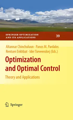 Chinchuluun / Pardalos / Enkhbat | Optimization and Optimal Control | E-Book | sack.de