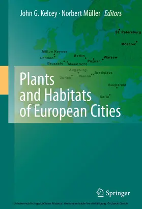 Kelcey / Müller | Plants and Habitats of European Cities | E-Book | www.sack.de