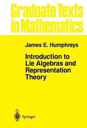 Humphreys | Introduction to Lie Algebras and Representation Theory | Buch | 978-0-387-90052-0 | www.sack.de