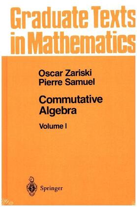 Zariski / Samuel |  Commutative Algebra | Buch |  Sack Fachmedien